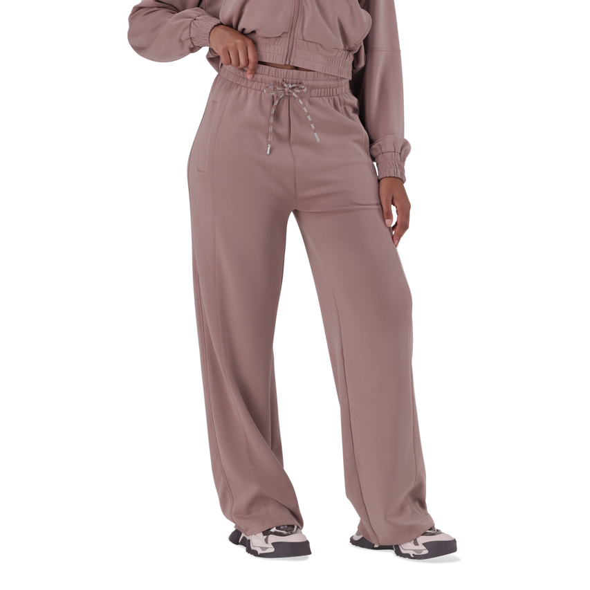 SLOAN DARK TAUPE MODAL WIDELEG JOGGER - view 2