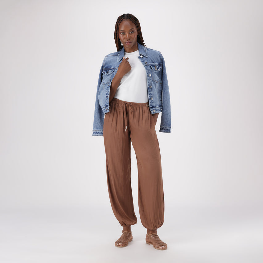 HALLIE COFFEE BALLOON PANT - view 4