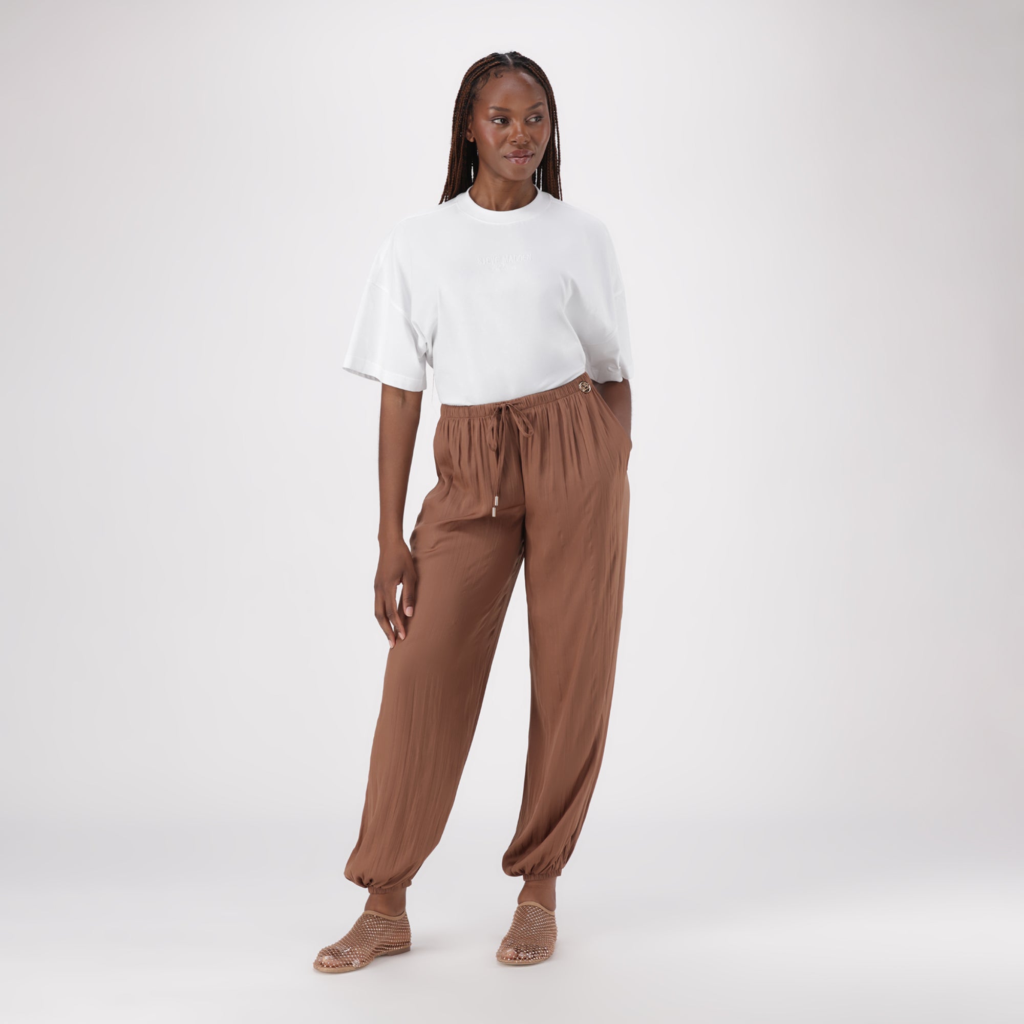 HALLIE COFFEE BALLOON PANT - view 5