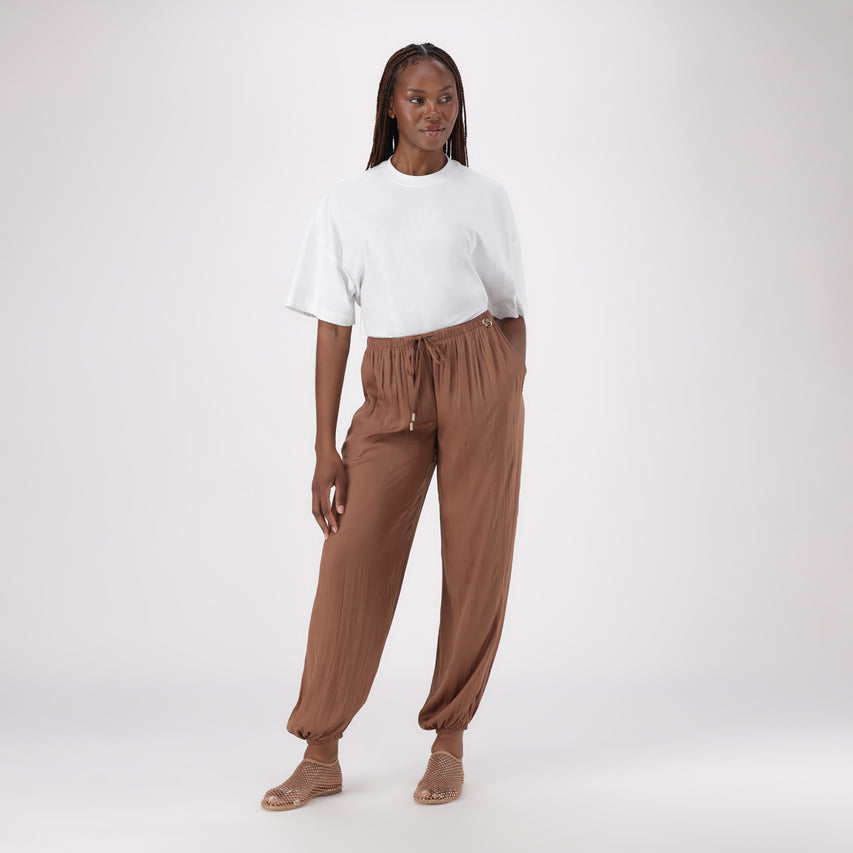 HALLIE COFFEE BALLOON PANT - view 5