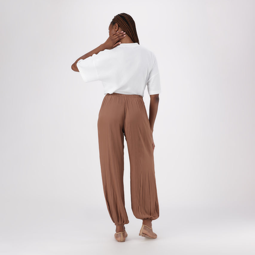 HALLIE COFFEE BALLOON PANT - view 7