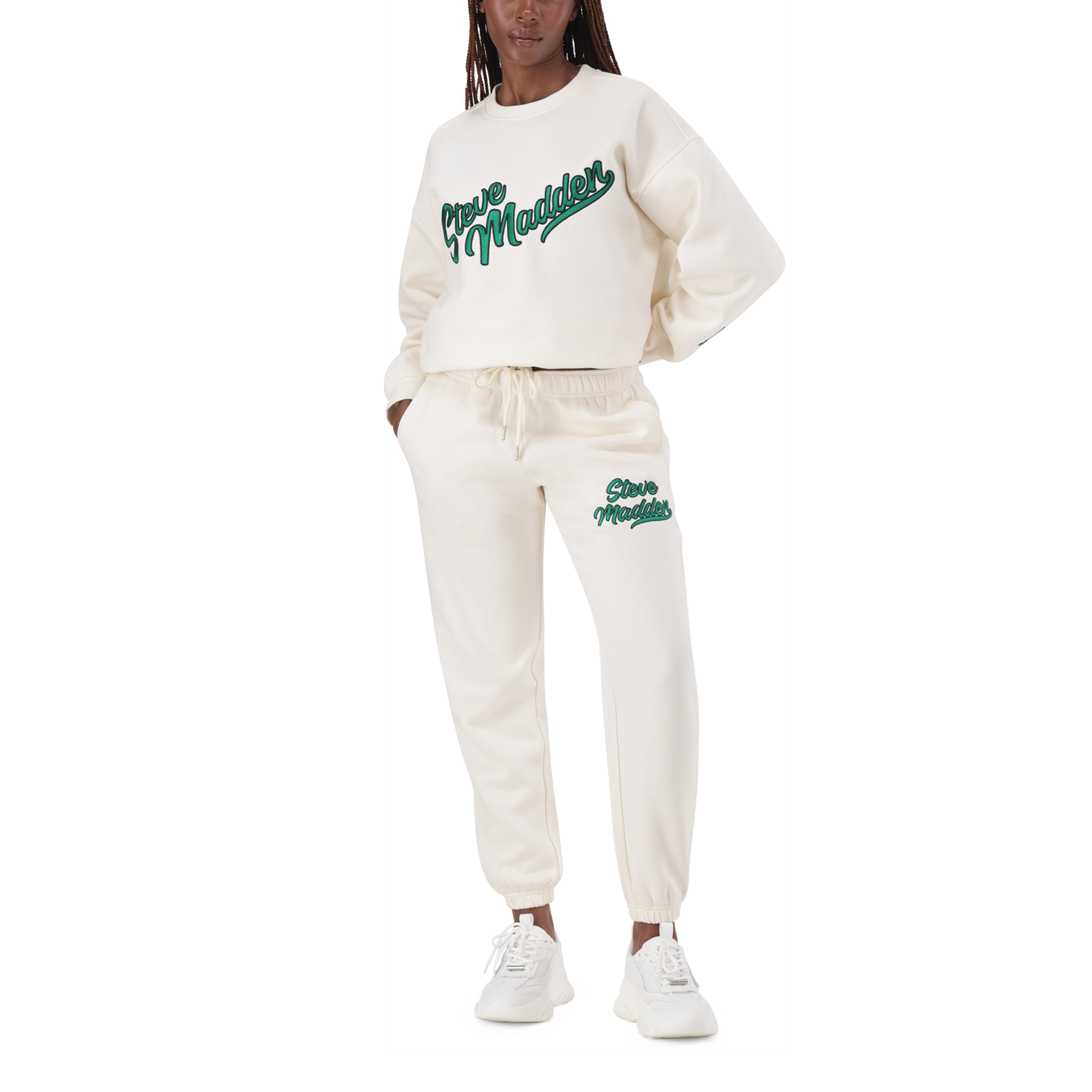 SARA CREAM SLIM JOGGER - view 2
