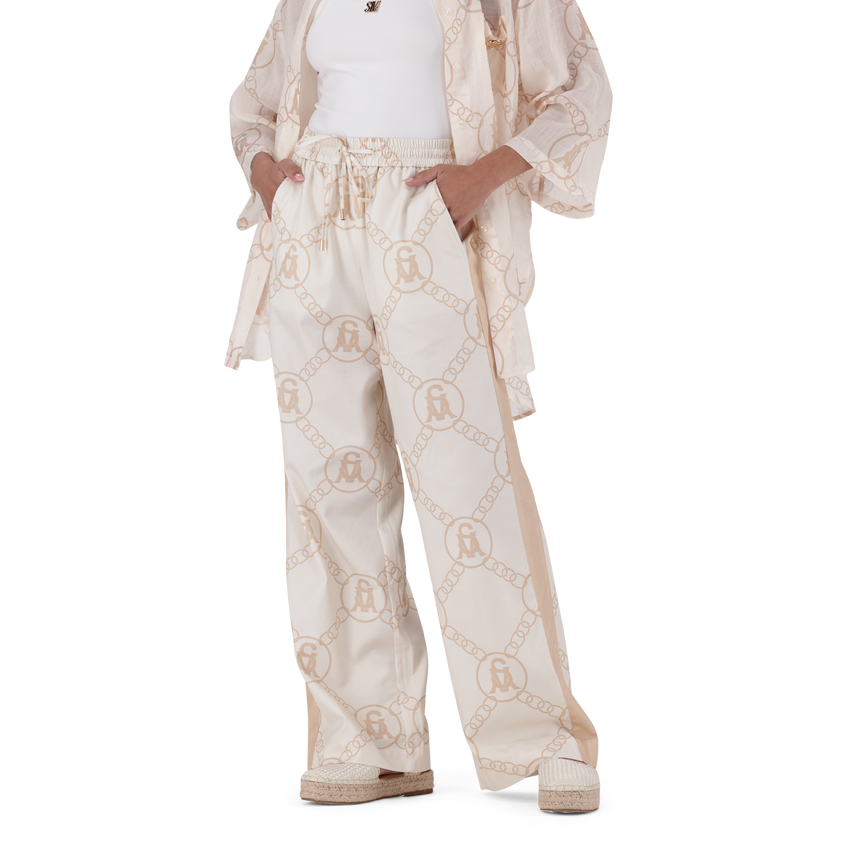 BRIELLE STONE WIDE LEG PANT