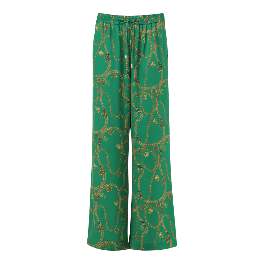 WENDY GREEN WIDE LEG PANT