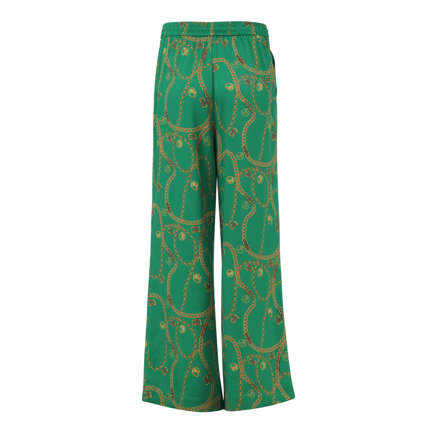 WENDY GREEN WIDE LEG PANT
