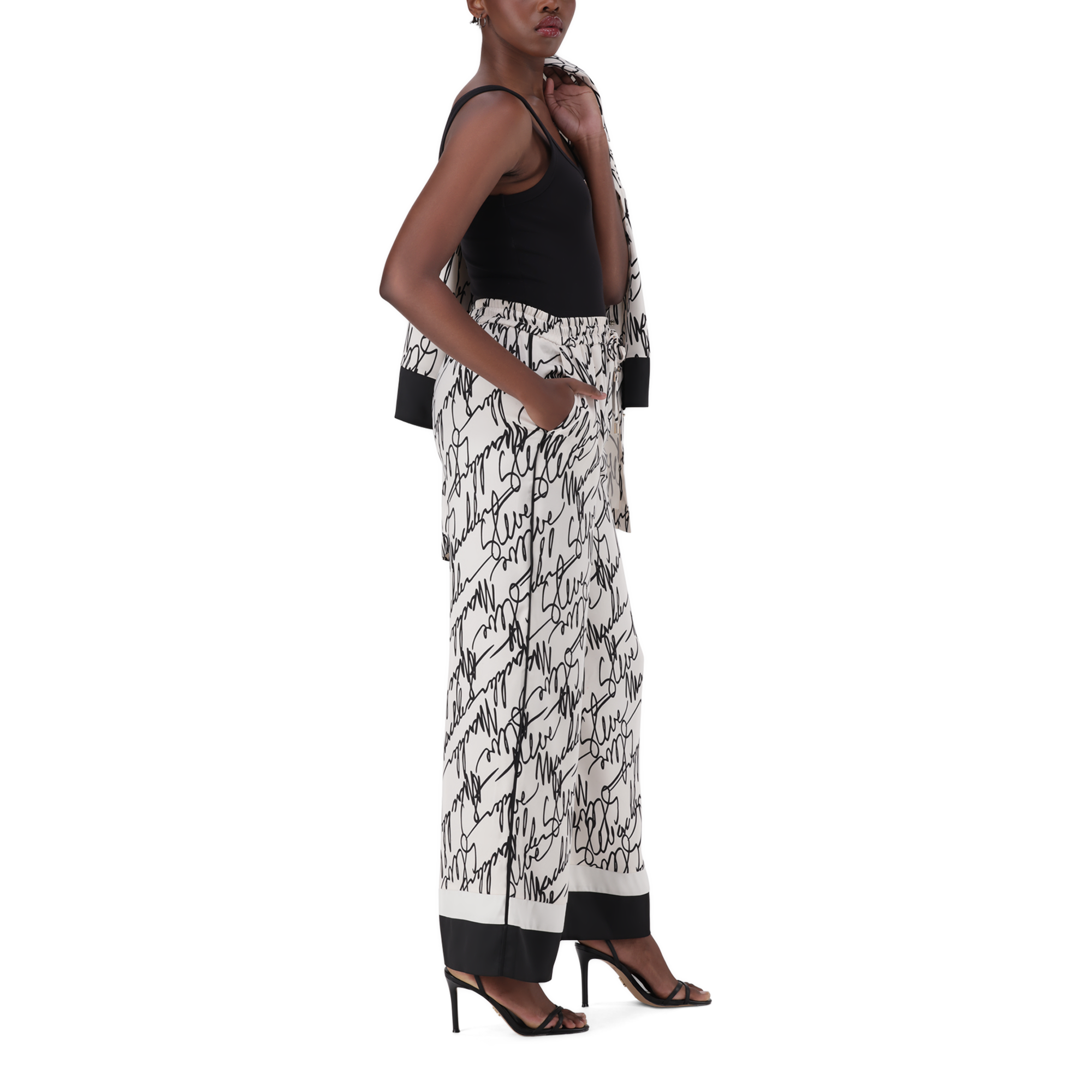 PARKER WHITE WIDE LEG PANT