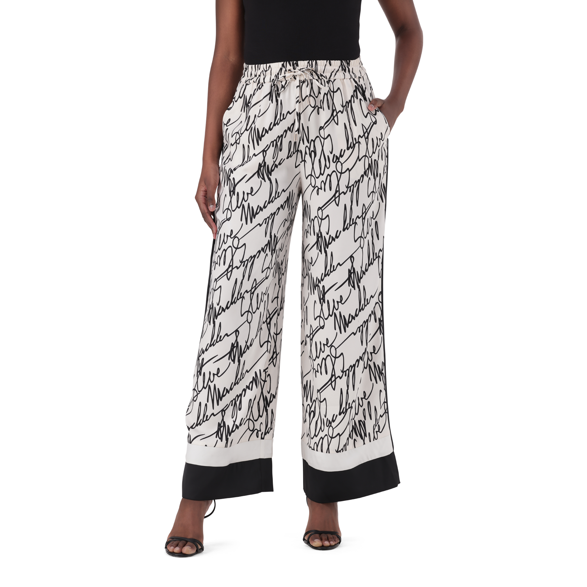 PARKER WHITE WIDE LEG PANT