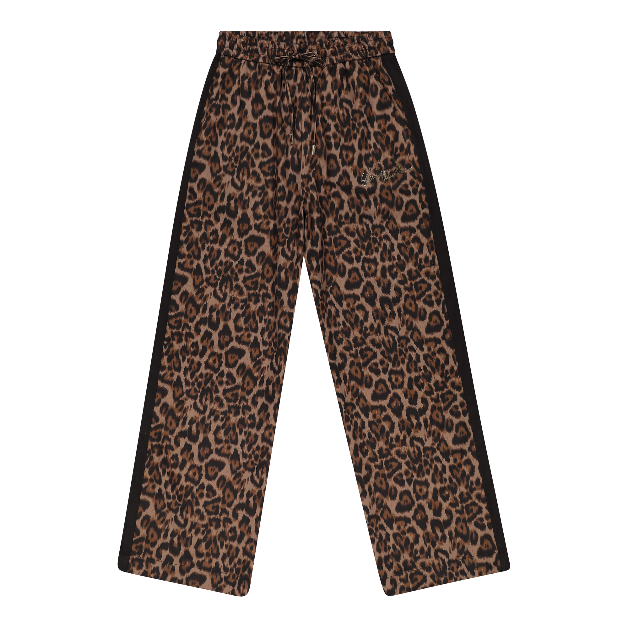CAROL CHOCOLATE BROWN LEOPARD PRINT PANT