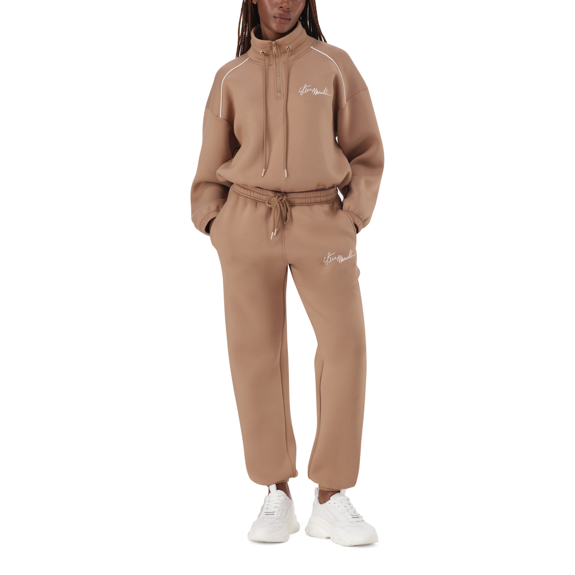 BRITTANY MID CARAMEL SLIM SCUBA JOGGER - view 3