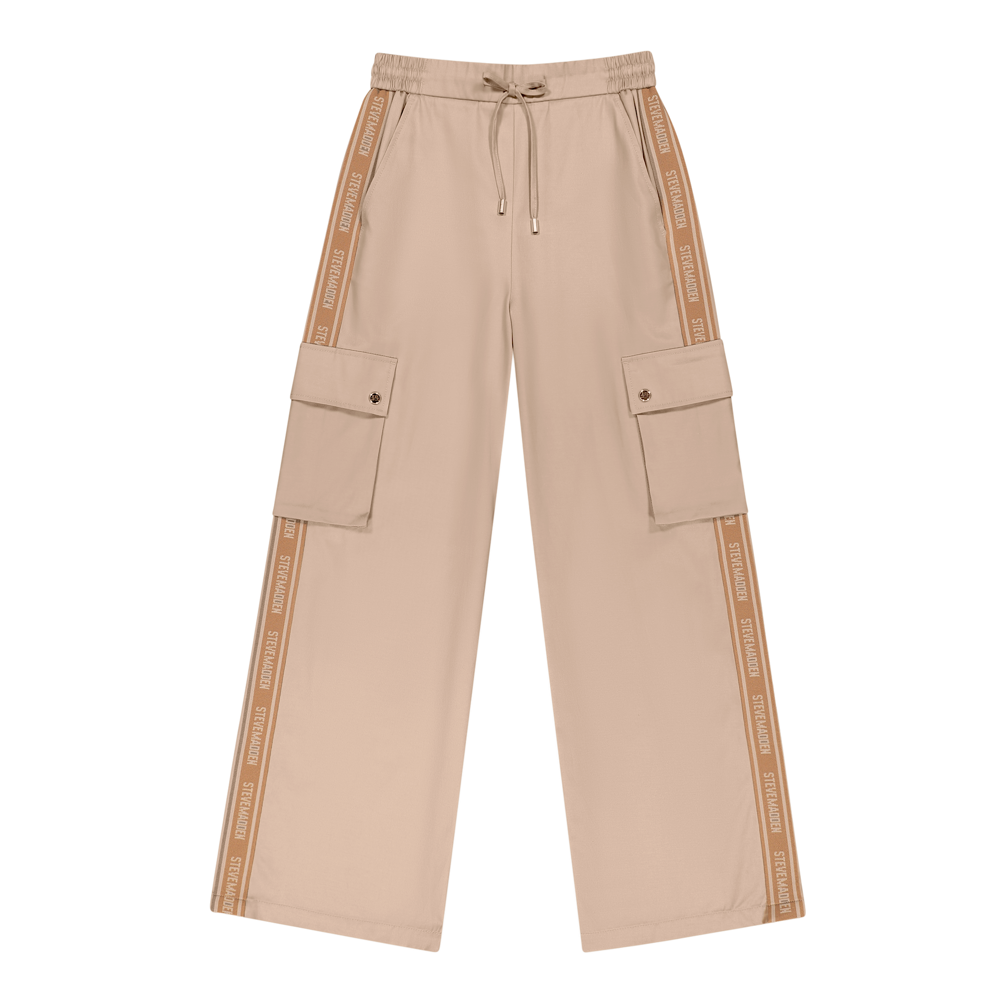 EMILIA CARAMEL WIDELEG CARGO PANT