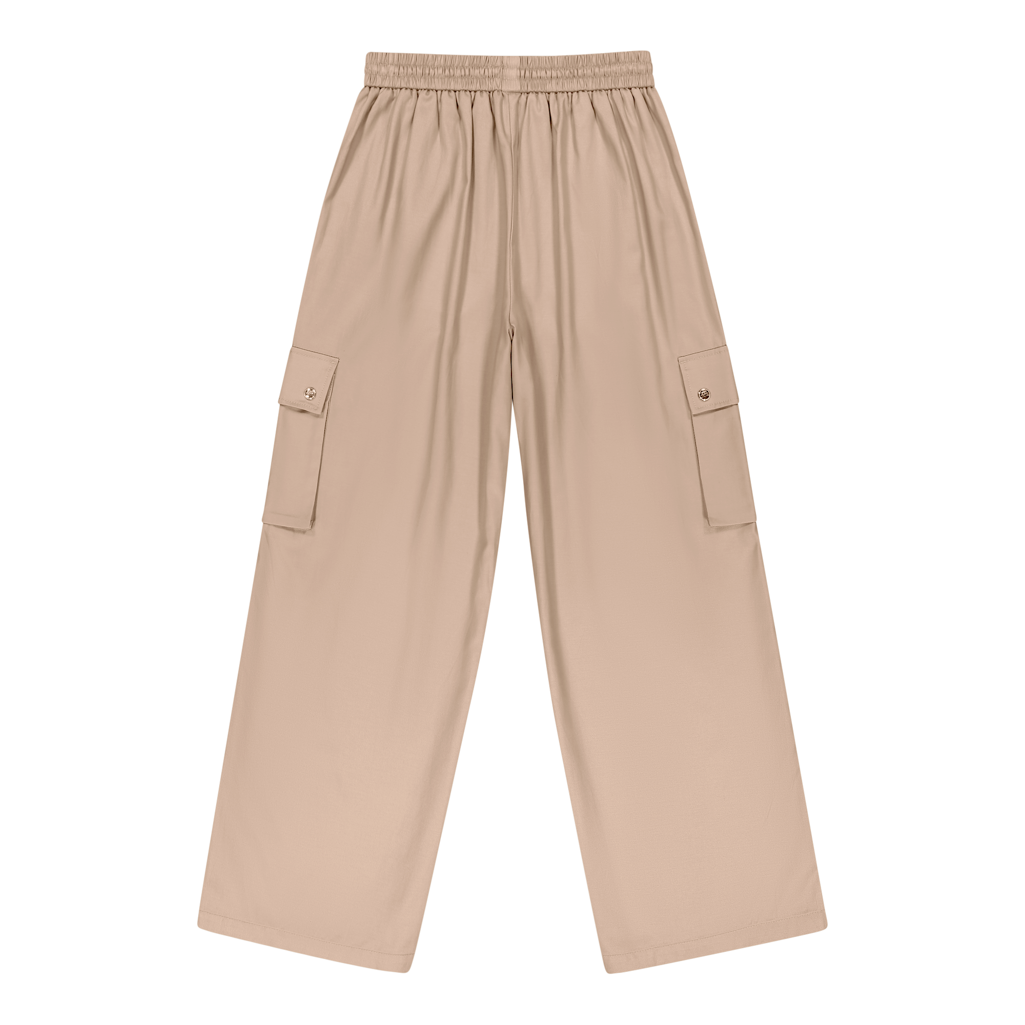 EMILIA CARAMEL WIDELEG CARGO PANT - view 6