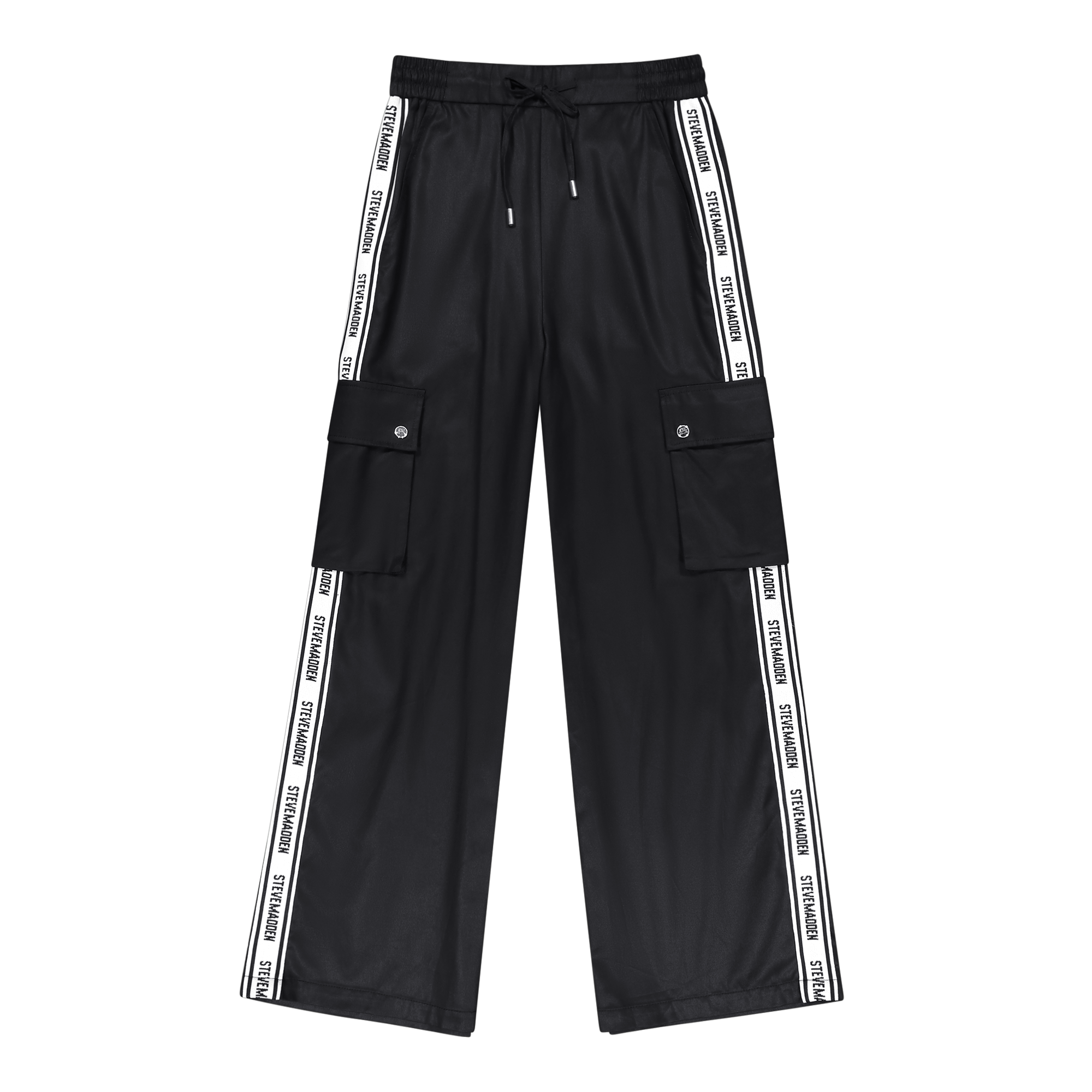 EMILIA BLACK WIDELEG CARGO PANT
