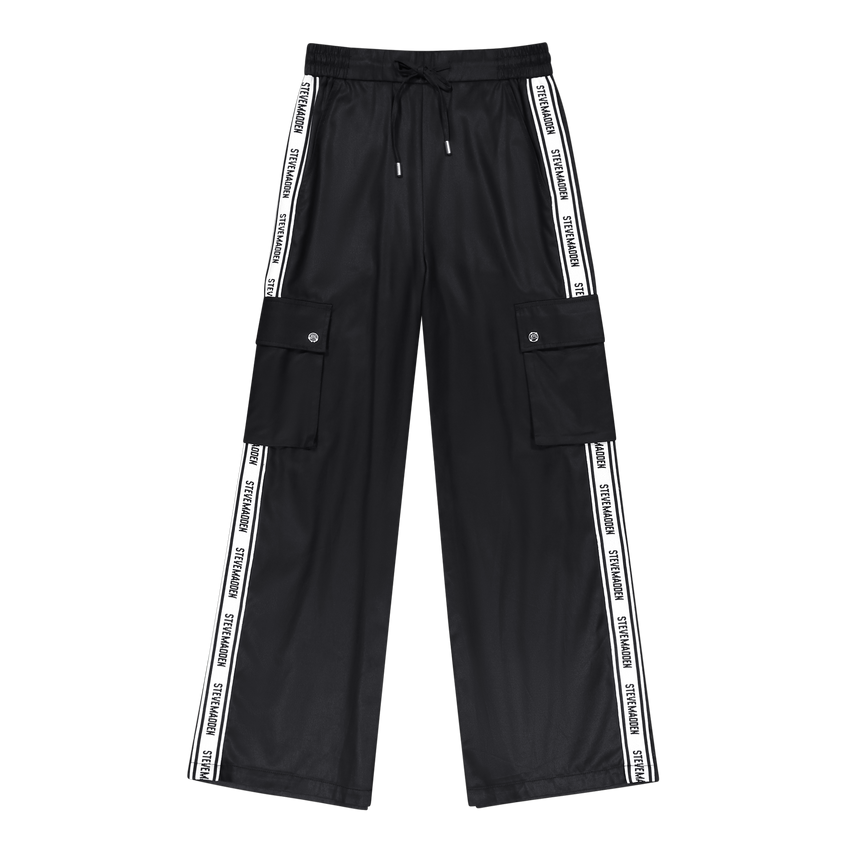 EMILIA BLACK WIDELEG CARGO PANT