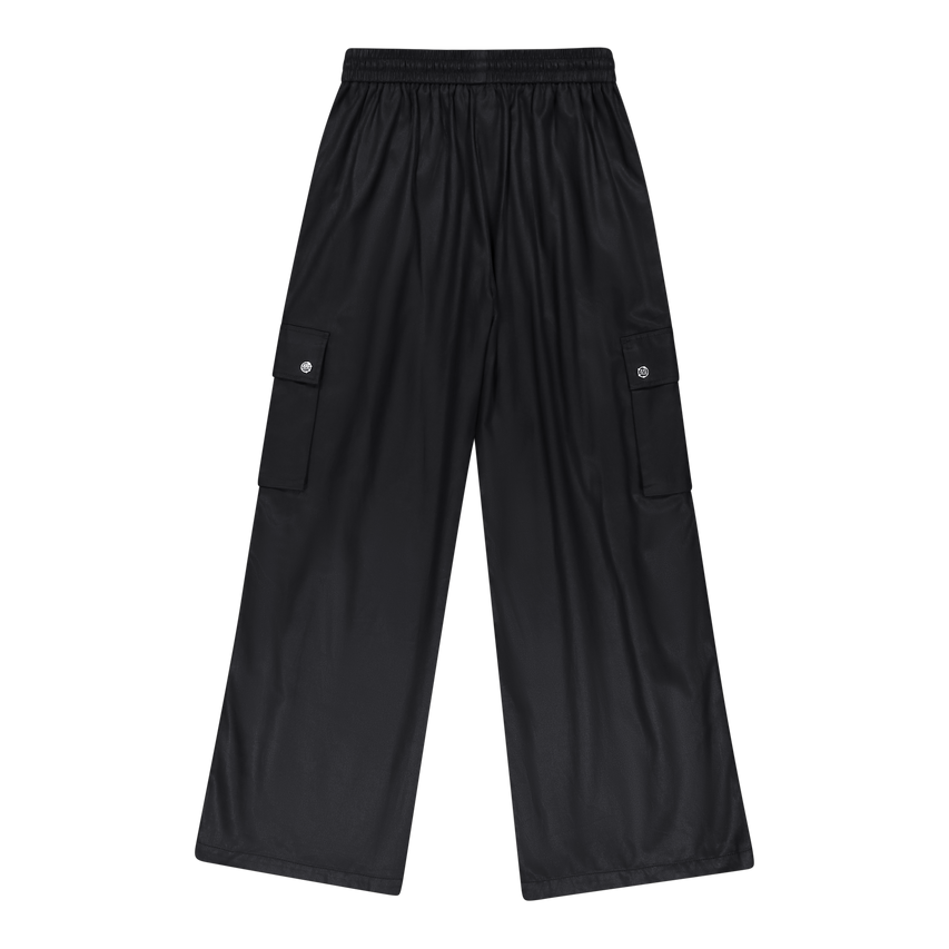 EMILIA BLACK WIDELEG CARGO PANT - view 6
