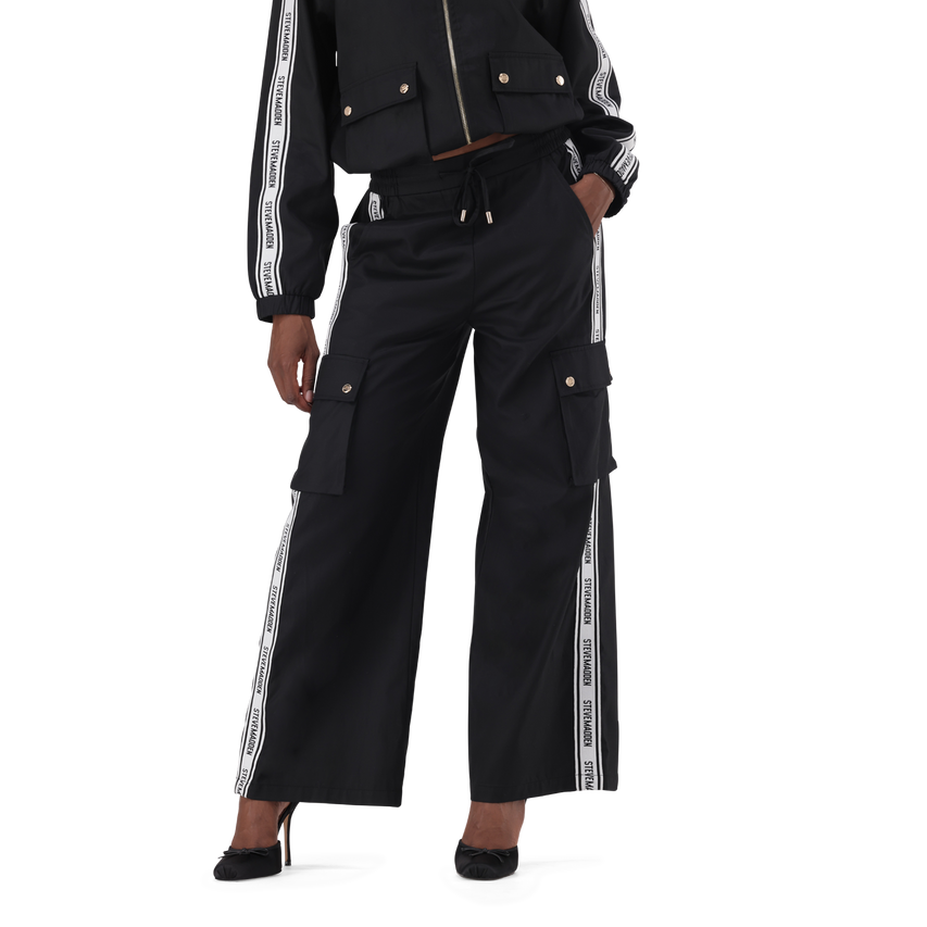 EMILIA BLACK WIDELEG CARGO PANT - view 2