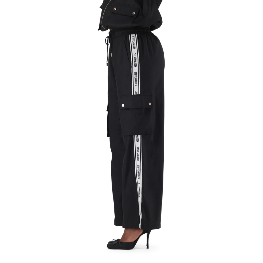EMILIA BLACK WIDELEG CARGO PANT - view 3