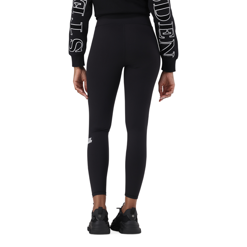 GRACE BLACK HIGH WAISTED BODYCON LEGGING - view 5
