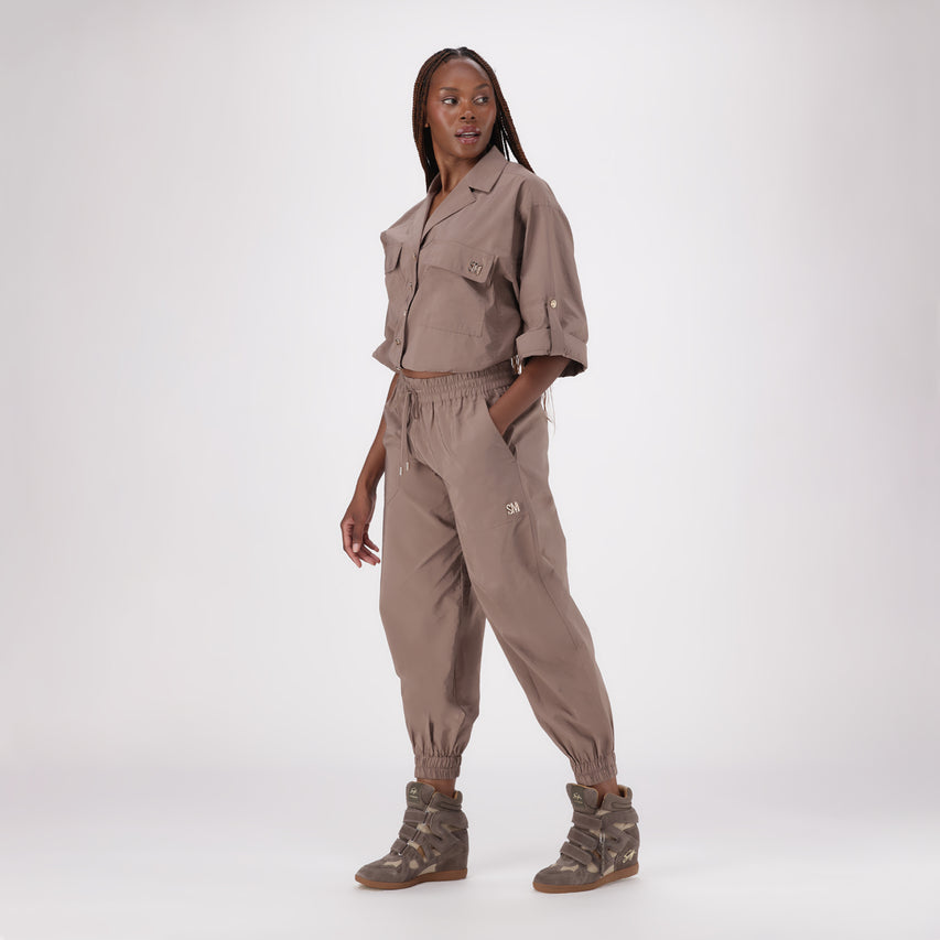 SIENNA TAUPE CARGO PANT - view 4