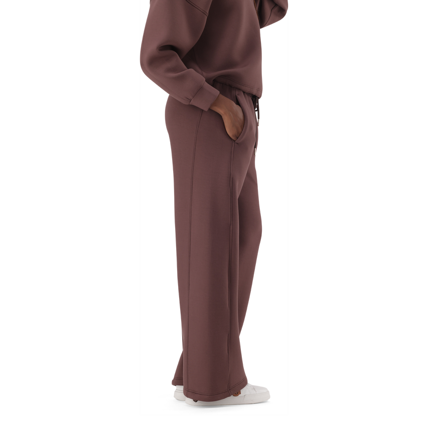 TIFFANY BROWN/CHOCOLATE WIDELEG SCUBA JOGGER - view 3