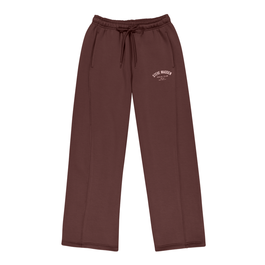 TIFFANY BROWN/CHOCOLATE WIDELEG SCUBA JOGGER - view 5