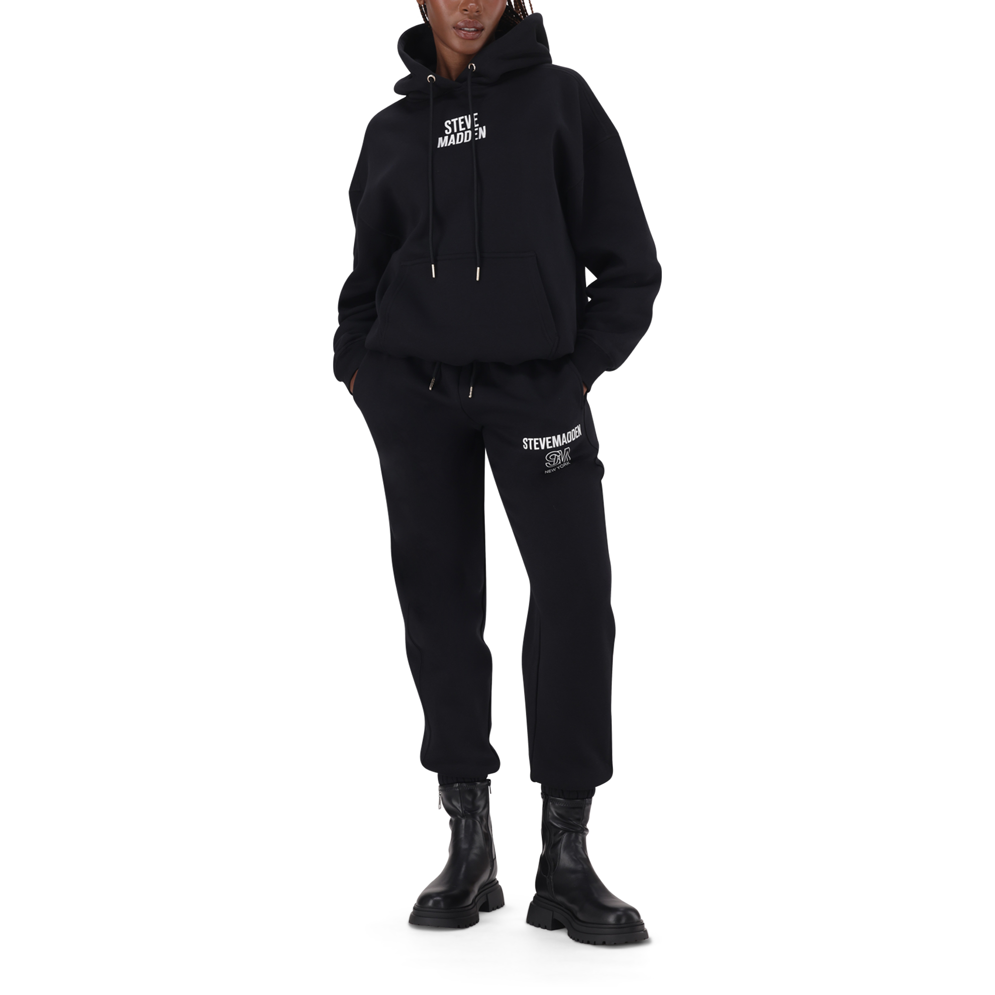 SHIRLEY BLACK SLIM JOGGER - view 2