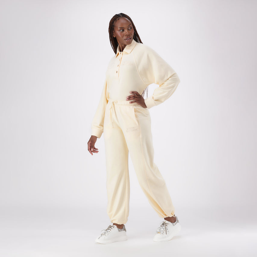 MOLLY CREAM WIDELEG JOGGER - view 2