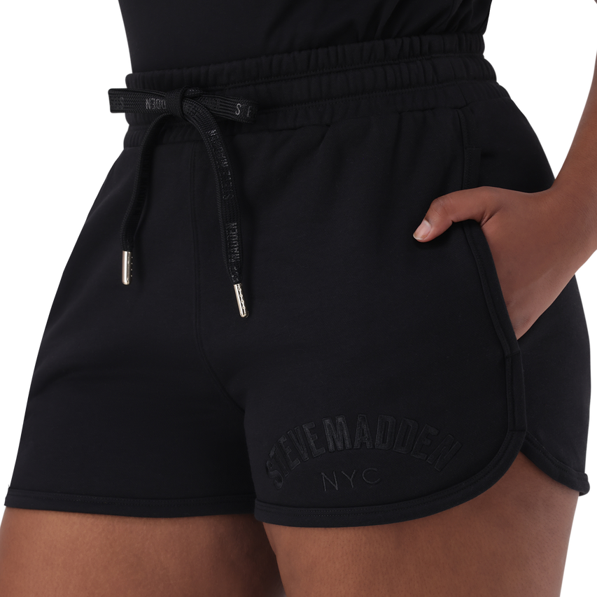 TAMSYN BLACK JOGGER SHORTS