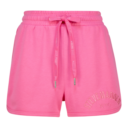 TAMSYN BRIGHT PINK JOGGER SHORTS