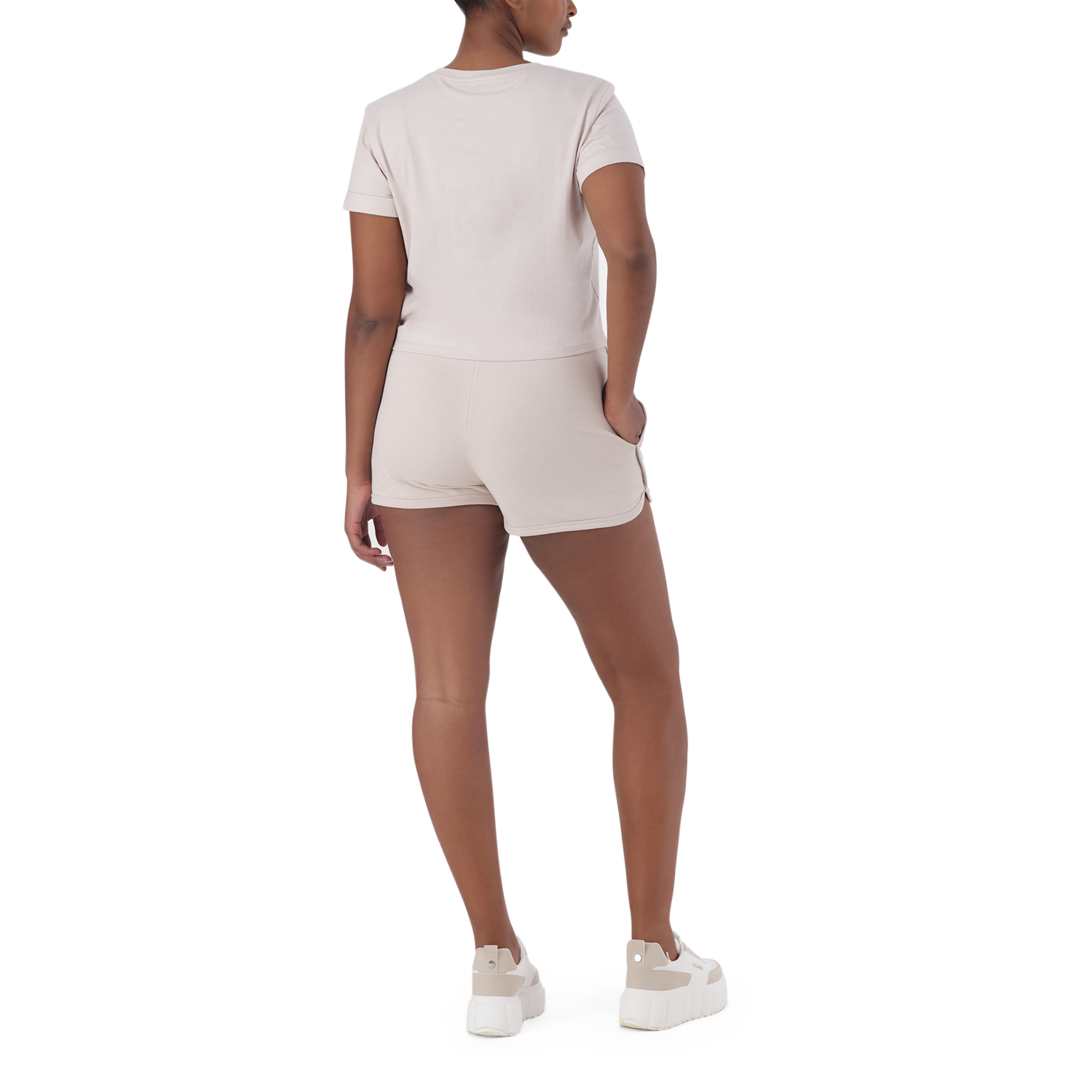 TAMSYN CHAMPAGNE JOGGER SHORTS