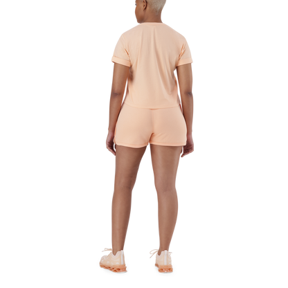 TAMSYN PEACH FUZZ JOGGER SHORTS