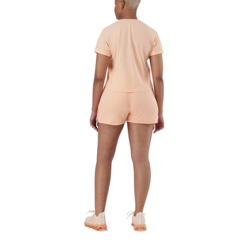 TAMSYN PEACH FUZZ JOGGER SHORTS