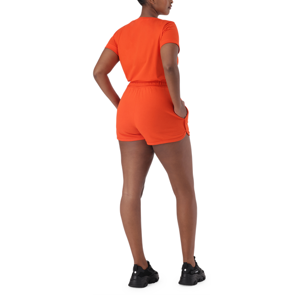 TAMSYN TANGERINE JOGGER SHORTS