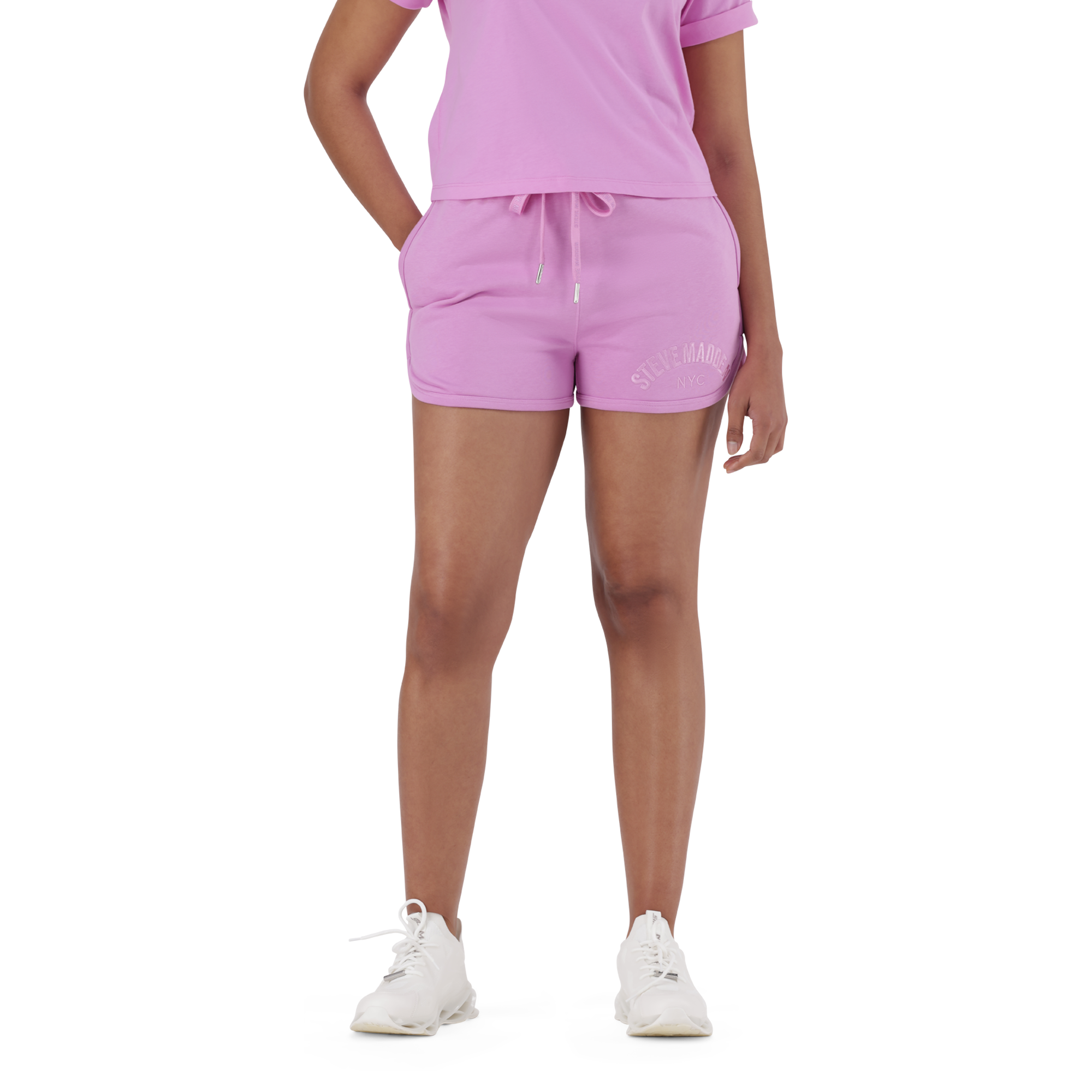 TAMSYN VIOLET RAVE JOGGER SHORTS