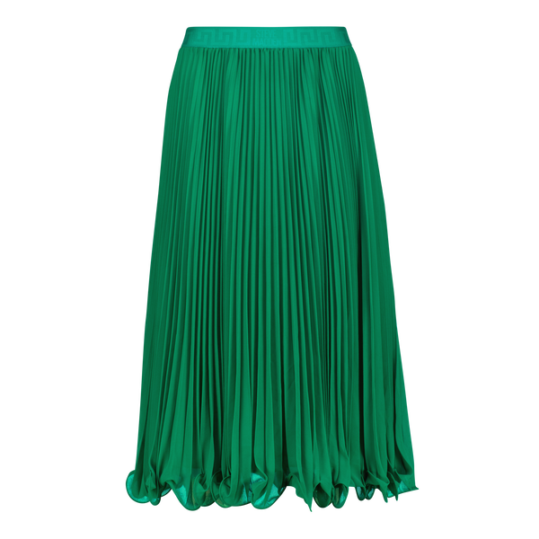 SIERRA EMERALD PLEATED MIDI SKIRT