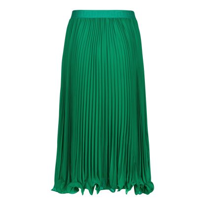 SIERRA EMERALD PLEATED MIDI SKIRT