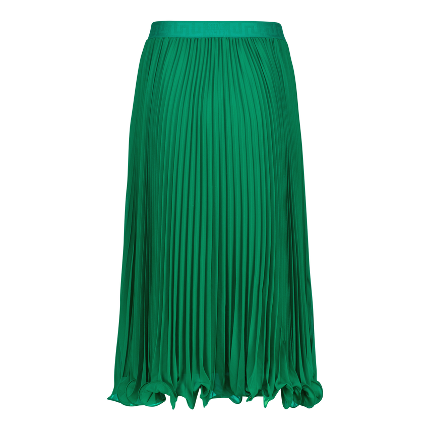 SIERRA EMERALD PLEATED MIDI SKIRT