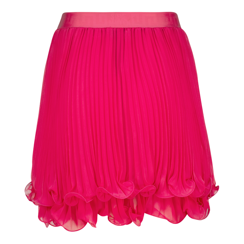 LYRA HOT PINK PLEATED MINI SKIRT
