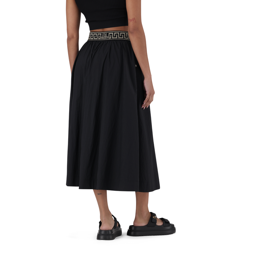 FAE BLACK FLARE SKIRT
