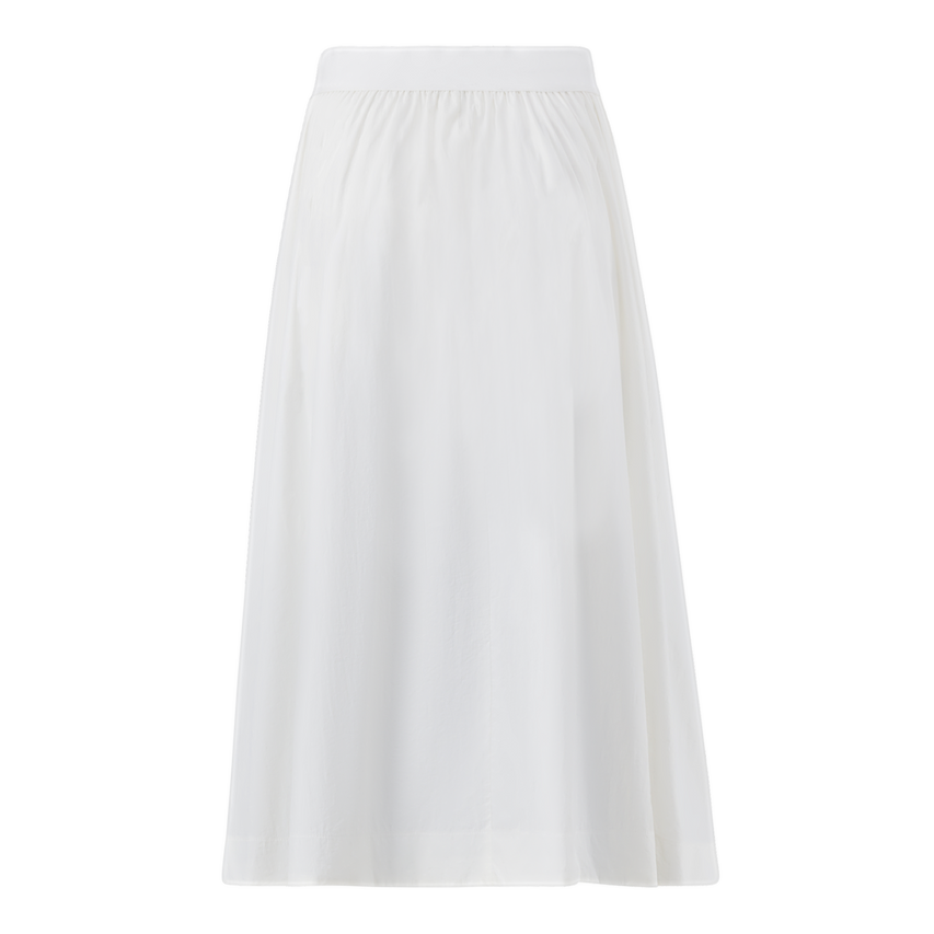 FAE WHITE FLARE SKIRT