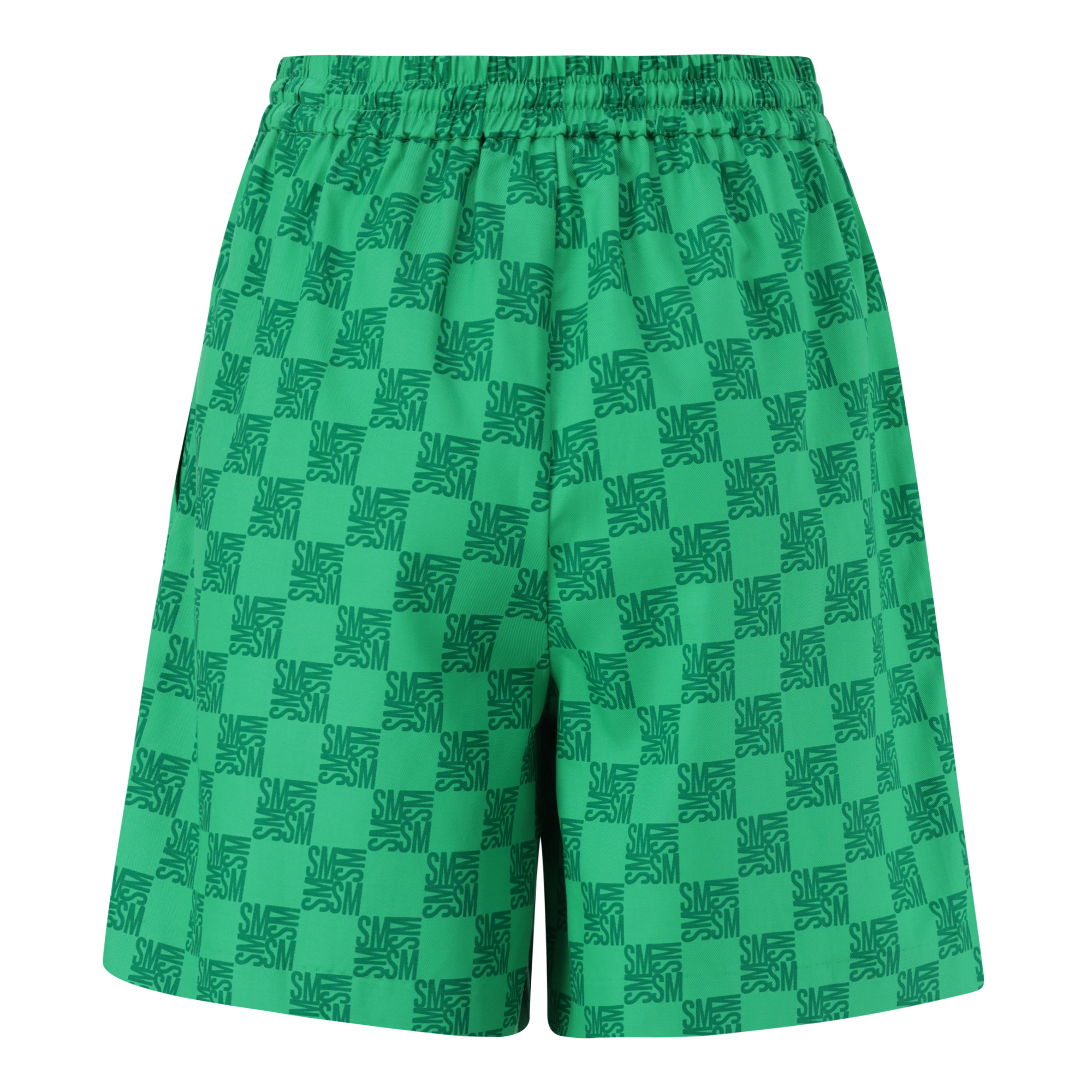 AYRA EMERALD ALLOVER PRINTED LOGO SHORTS
