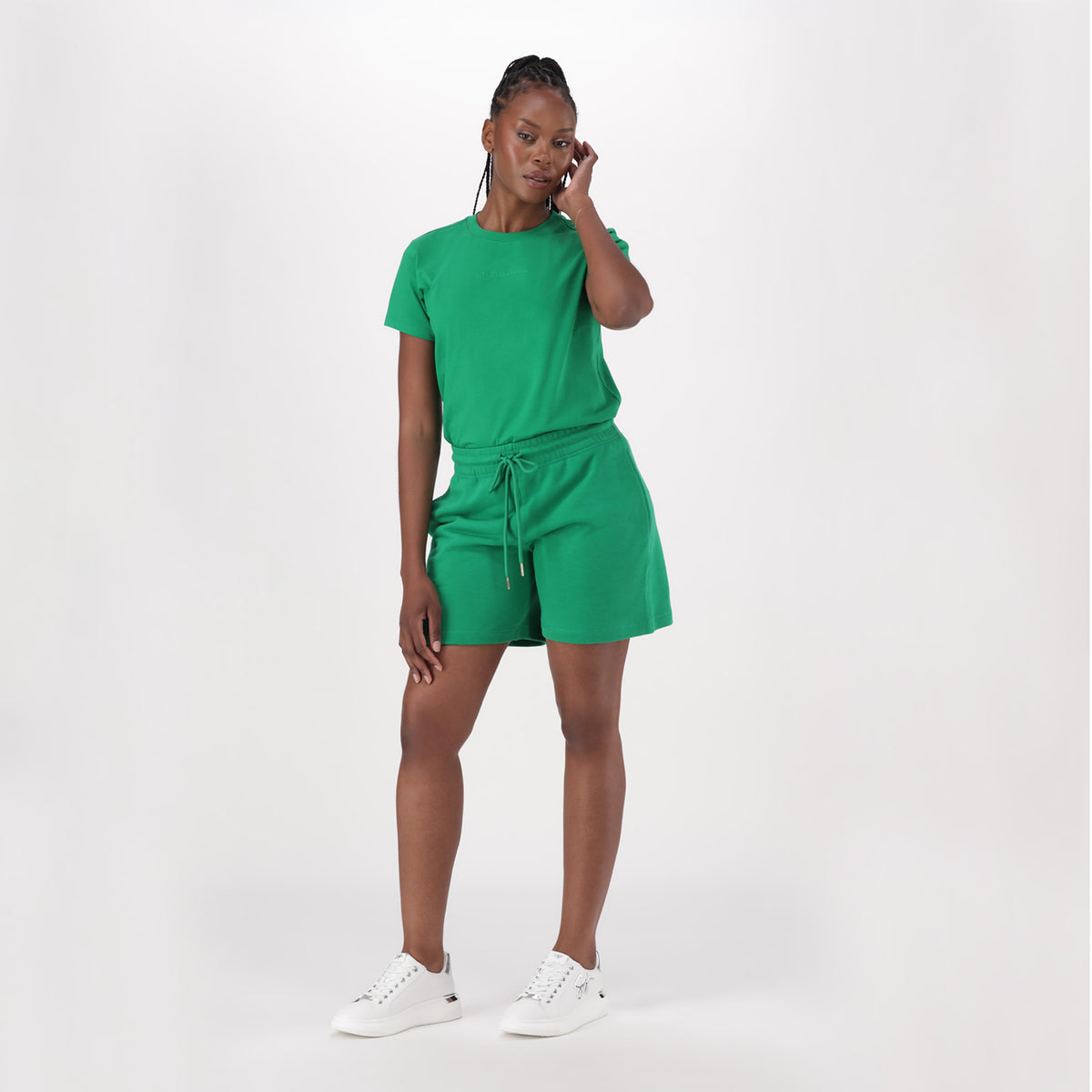 BEVERLY EMERALD JOGGER SHORTS - view 2