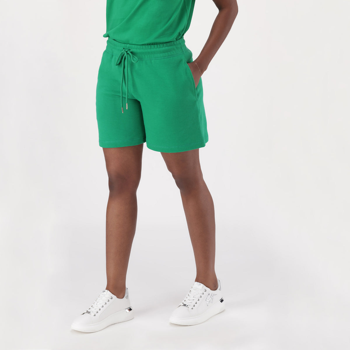 BEVERLY EMERALD JOGGER SHORTS