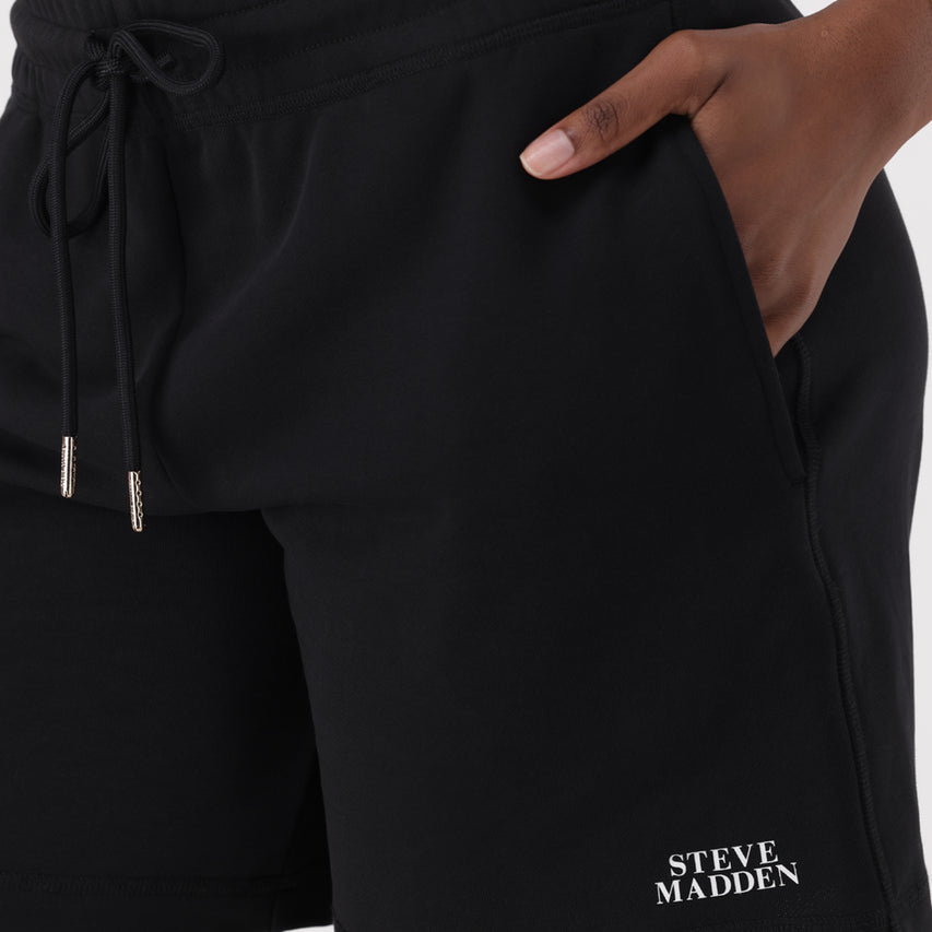 BEVERLY BLACK JOGGER SHORTS - view 2