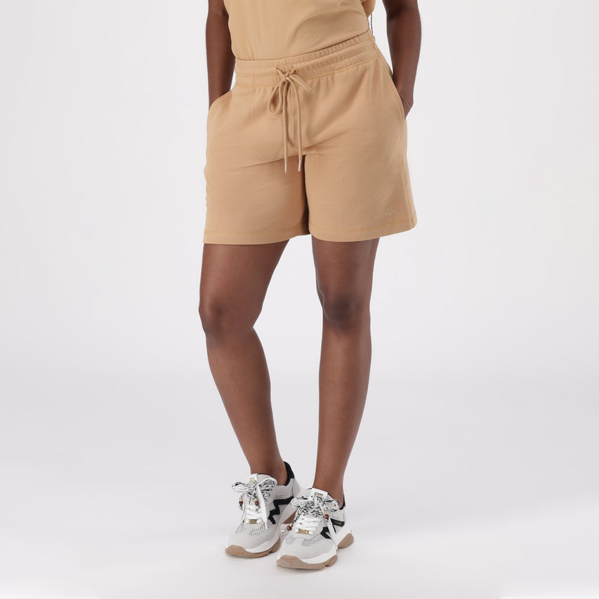 BEVERLY TAN JOGGER SHORTS