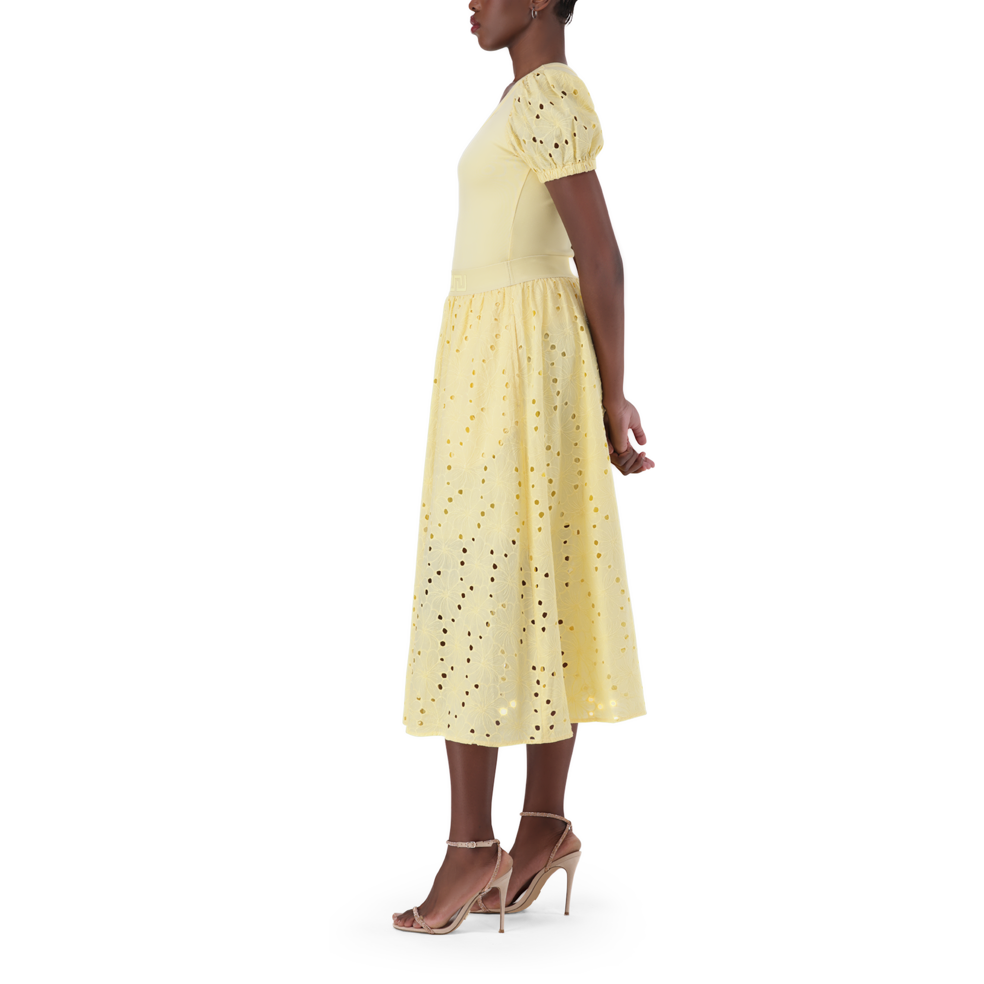 DAKOTA LEMON FLARE SKIRT