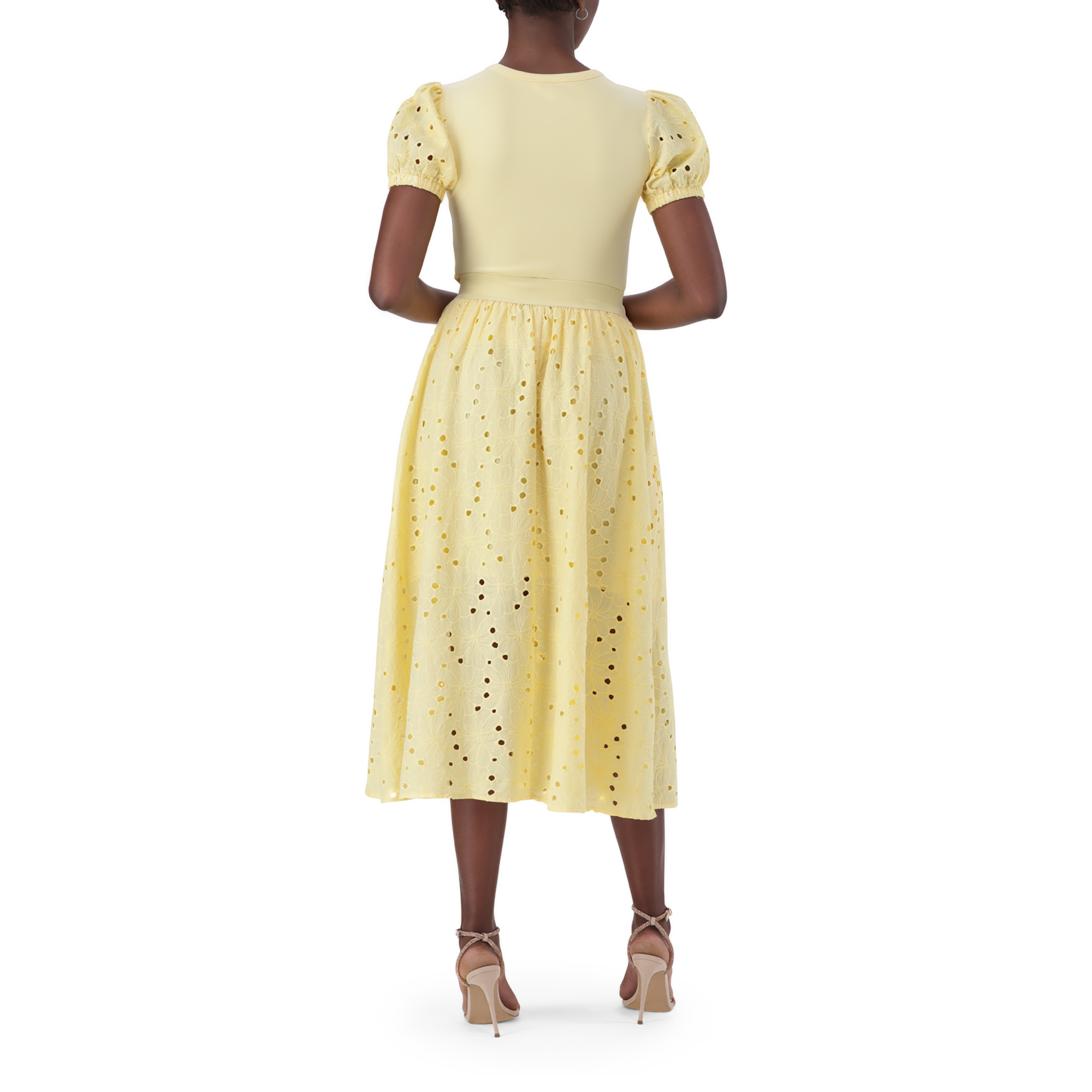 DAKOTA LEMON FLARE SKIRT