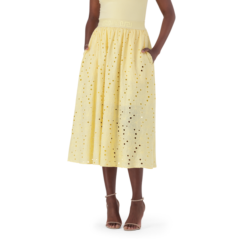 DAKOTA LEMON FLARE SKIRT