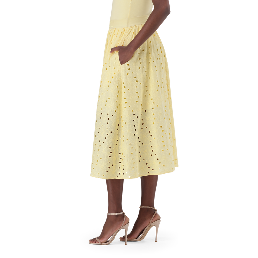 DAKOTA LEMON FLARE SKIRT