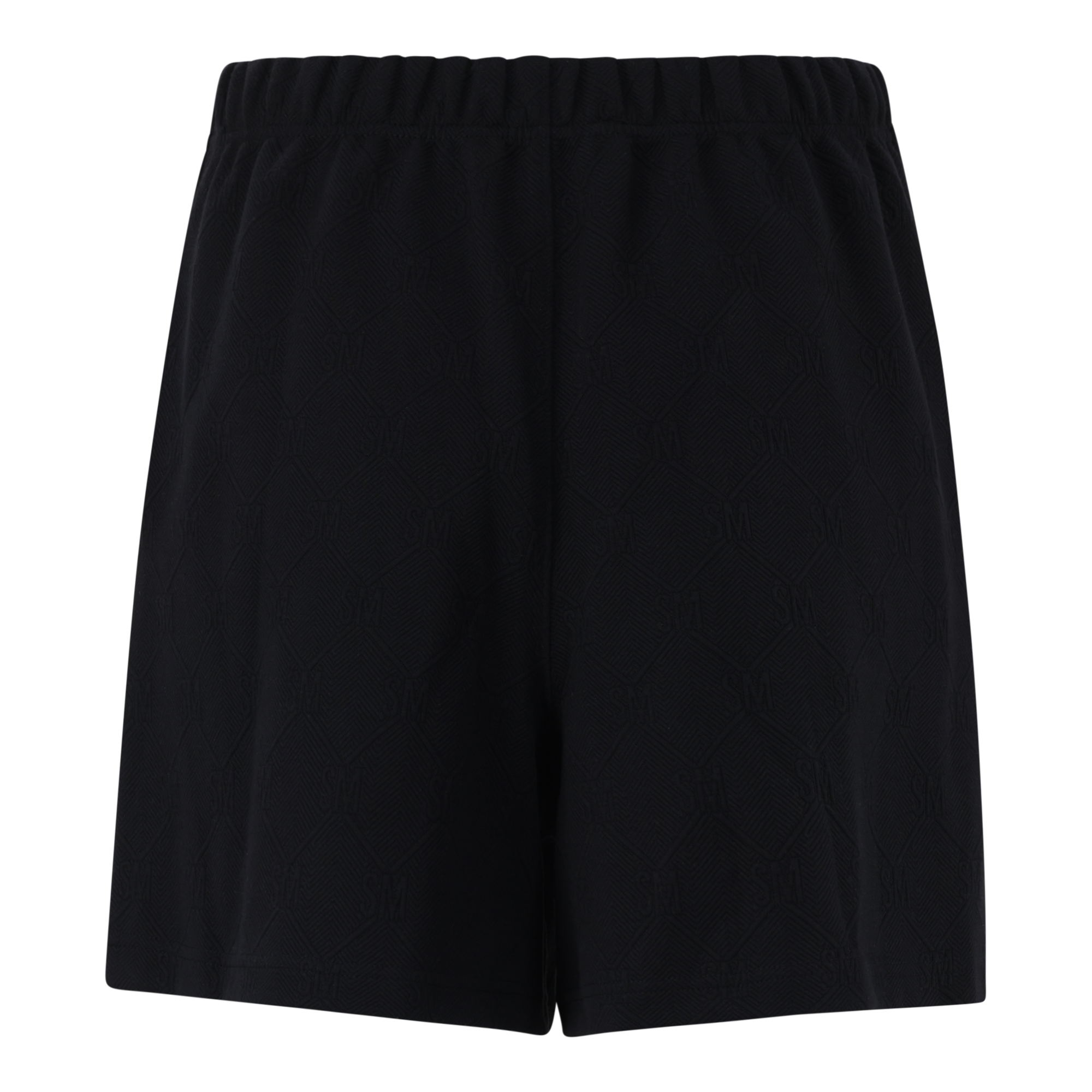 HOLLY BLACK HIGH WAISTED SHORTS WITH POPPERS