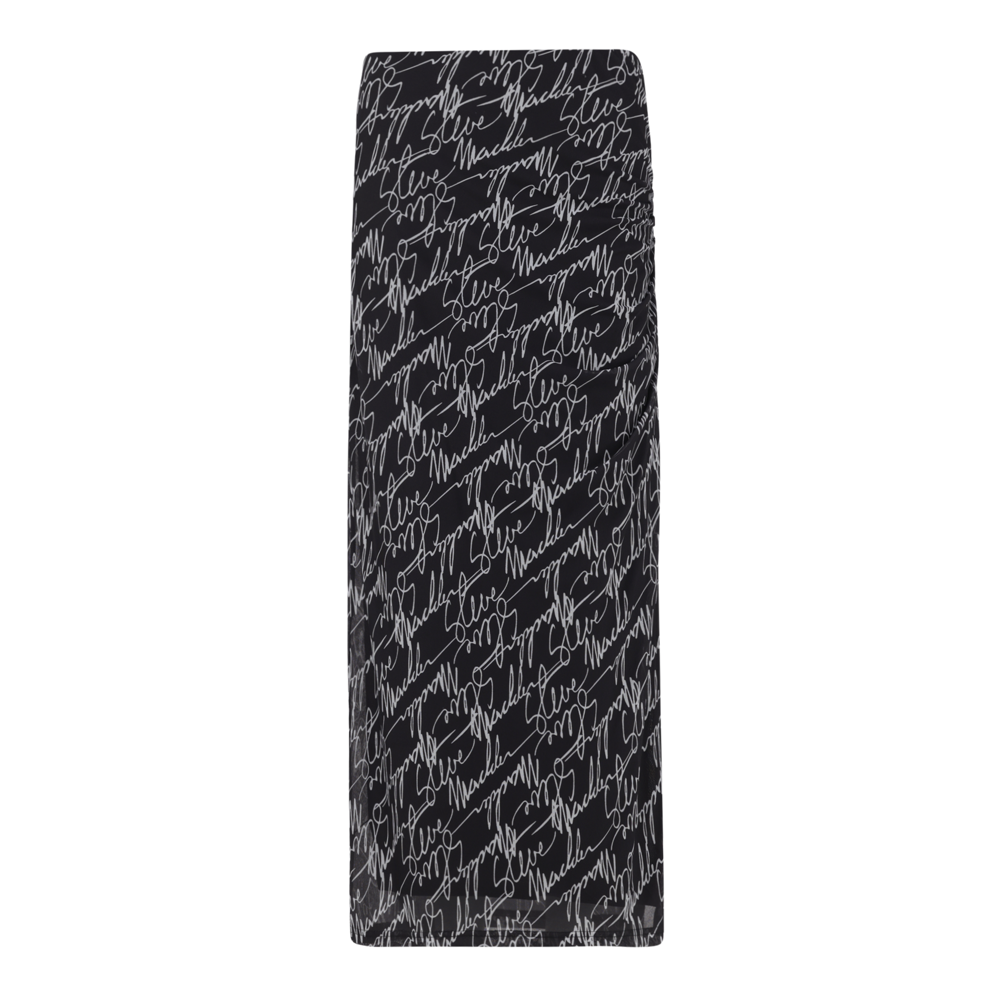 PEYTON BLACK MESH MIDAXI SKIRT